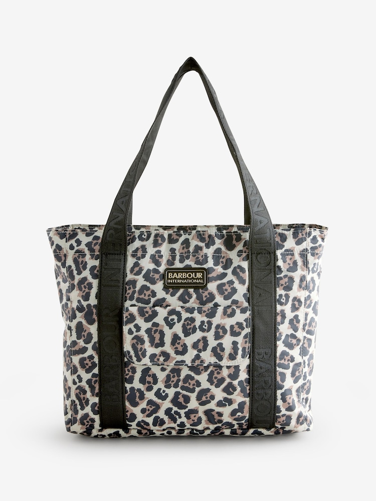 Barbour® International Leopard Boulevard Tote Bag - Image 1 of 5