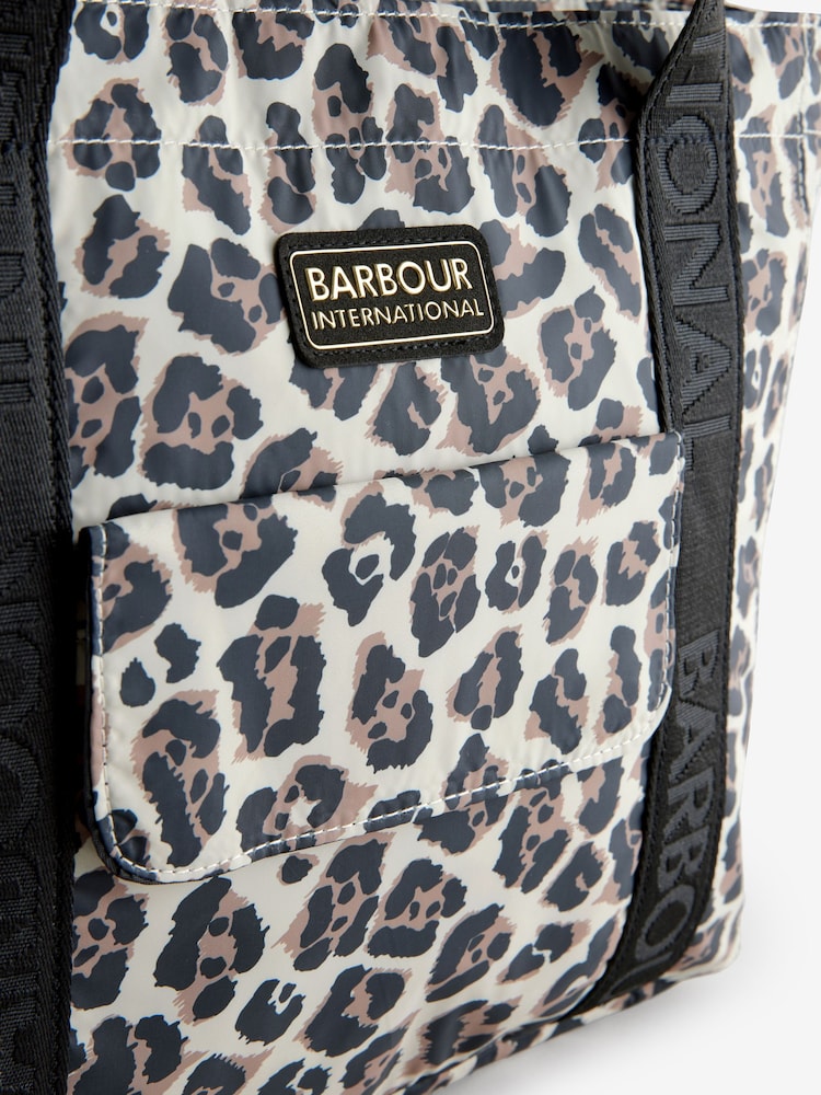 Barbour® International Leopard Boulevard Tote Bag - Image 5 of 5
