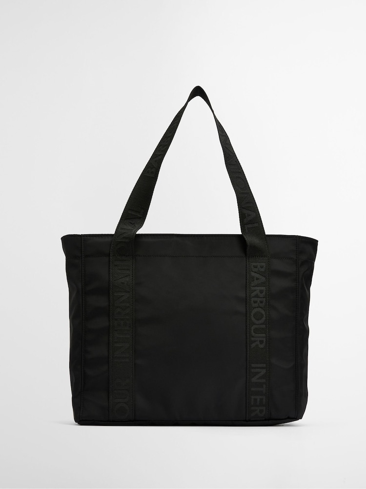 Barbour® International Qualify Black Tote Bag - Image 2 of 7