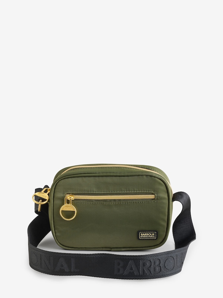 Groen - Barbour® International Qualify micro schoudertas - Image 3 of 8