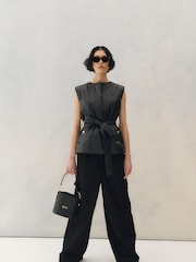 Barbour® International Quilted Balham Black Tote Bag - Image 4 of 9