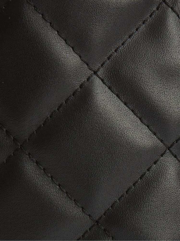 Barbour® International Quilted Balham Black Tote Bag - Image 9 of 9