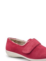 Hotter Pink Regular Fit Regular Fit Toasty Touch Fastening Slippers - Image 2 of 4