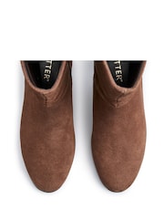 Hotter Brown Regular Fit Sloane Zip Boots - Image 4 of 4