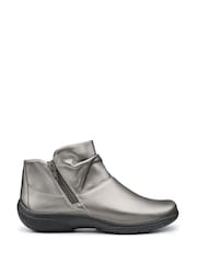 Hotter Silver Regular Fit Murmur Zip-Fastening Boots - Image 1 of 4