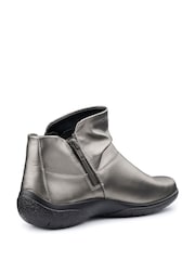 Hotter Silver Regular Fit Murmur Zip-Fastening Boots - Image 3 of 4