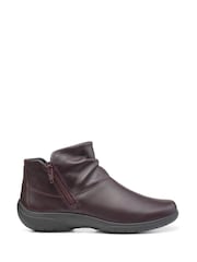Hotter Red Extra Wide Fit Murmur Zip-Fastening Boots - Image 1 of 4