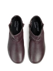 Hotter Red Extra Wide Fit Murmur Zip-Fastening Boots - Image 4 of 4