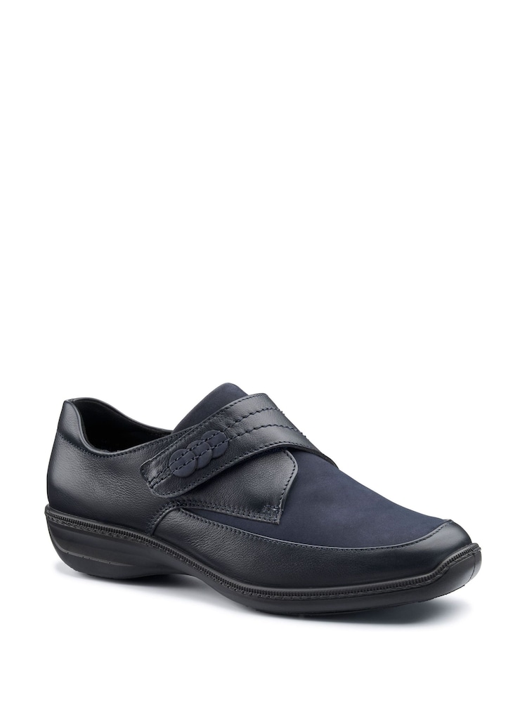 Hotter Blue Zest Touch-Fastening Wide Fit Shoes - Image 2 of 4