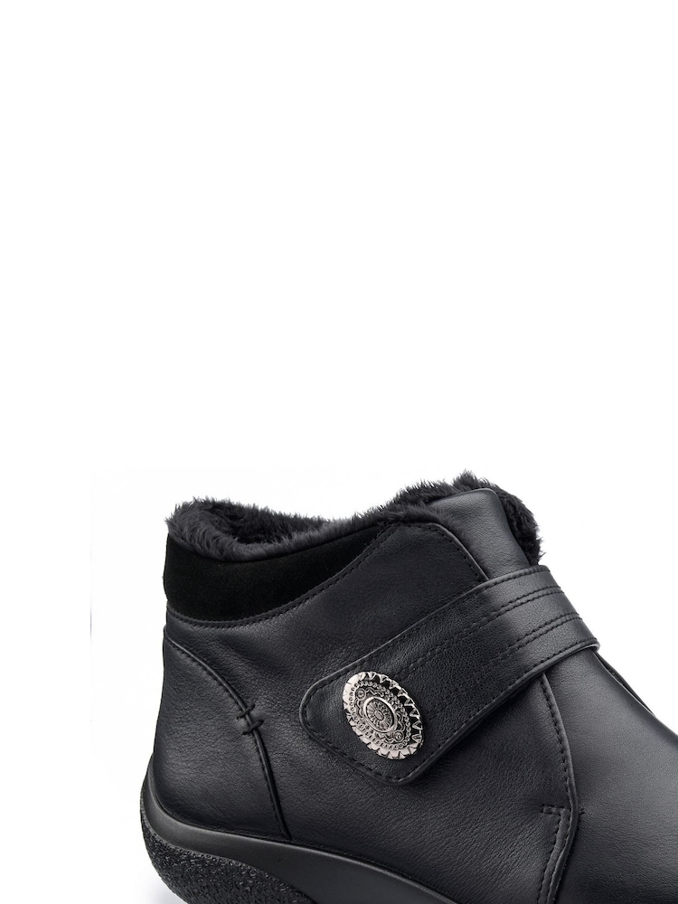 Hotter Black Standard Fit Muse Touch-Fastening Boots - Image 2 of 4