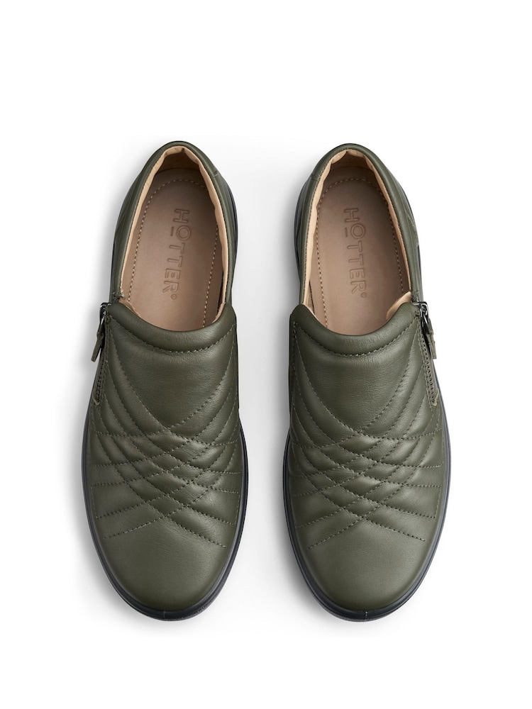 Verde - Zapatos con cremallera sin cordones Poppy de Hotter - Imagen 4 de 4 Verde - Zapatos con cremallera sin cordones Poppy de Hotter - Imagen 4 de 4