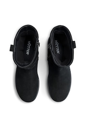 Hotter Black Wide Fit Zip Boots - Image 4 of 4