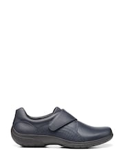 Hotter Blue Wide Fit Sugar II Touch Fastening Full Covered Shoes - Image 1 of 4