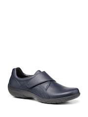 Hotter Blue Wide Fit Sugar II Touch Fastening Full Covered Shoes - Image 4 of 4