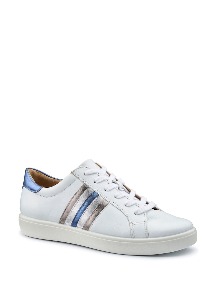 Hotter White Regular Fit Switch Lace-Up Trainers - Image 2 of 4
