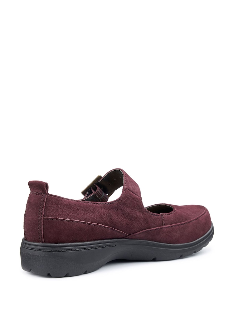 Hotter Red Regular Fit Verity Buckle Shoes - Image 3 of 4