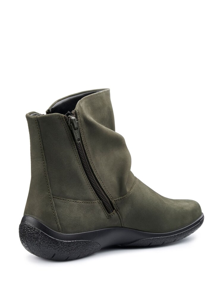 Hotter Green Whisper Zip Wide Fit Boots - Image 3 of 4