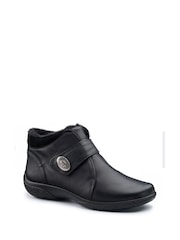 Hotter Black Wide Fit Muse Touch-Fastening Boots - Image 2 of 4