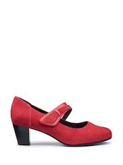 Hotter Red Samba Touch-Fastening Regular Fit Shoes - Image 1 of 4