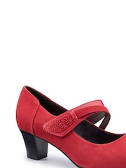 Hotter Red Samba Touch-Fastening Regular Fit Shoes - Image 2 of 4