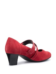 Hotter Red Samba Touch-Fastening Regular Fit Shoes - Image 3 of 4