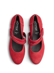 Hotter Red Samba Touch-Fastening Regular Fit Shoes - Image 4 of 4