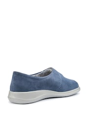 Hotter Blue Regular Fit Wrap Touch Fastening Slippers - Image 3 of 4