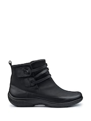Hotter Black Regular Fit Rumble Stud Boots - Image 1 of 4