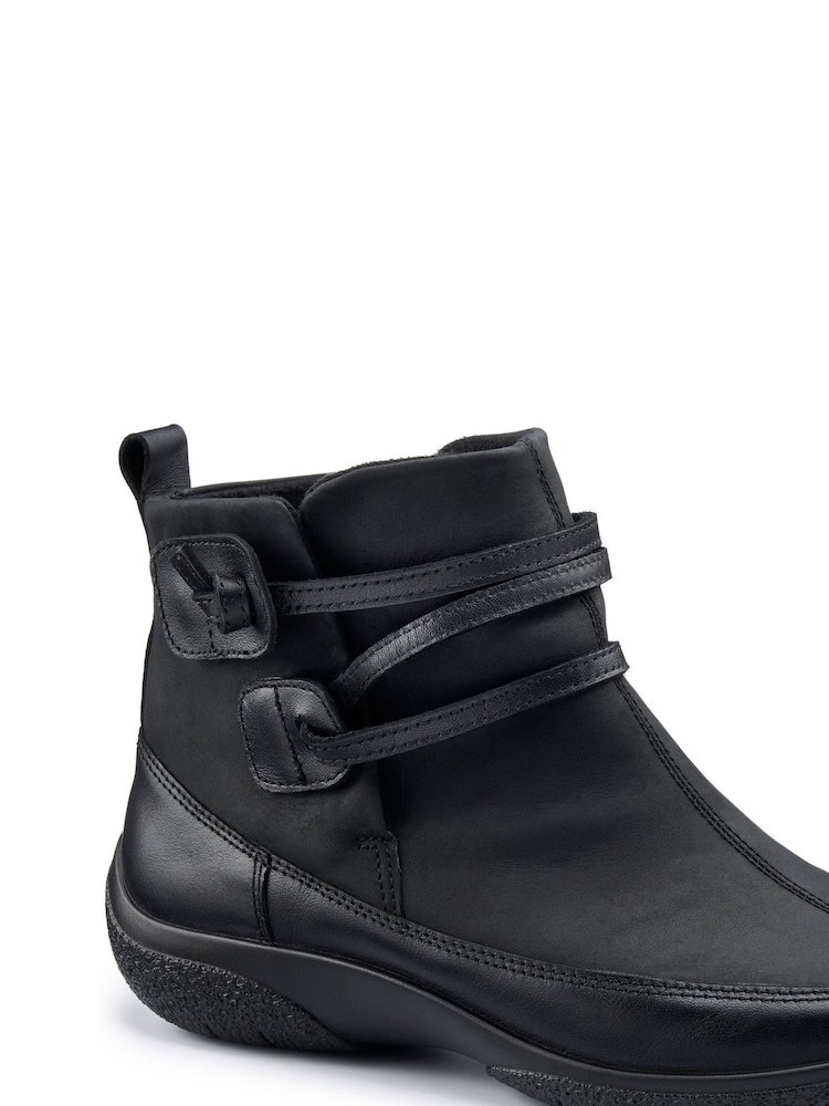 Hotter Black Regular Fit Rumble Stud Boots - Image 2 of 4