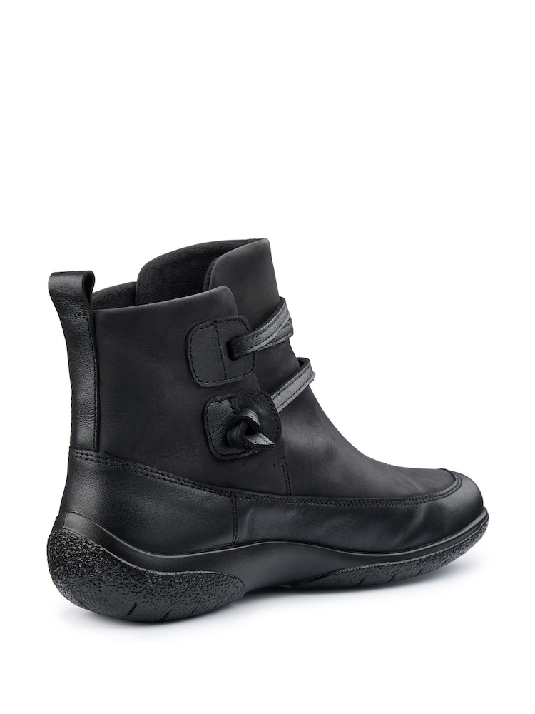 Hotter Black Regular Fit Rumble Stud Boots - Image 4 of 4