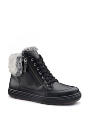 Hotter Black Rapid III Zip/Lace-Up Regular Fit Boots - Image 2 of 4
