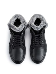Hotter Black Rapid III Zip/Lace-Up Regular Fit Boots - Image 4 of 4
