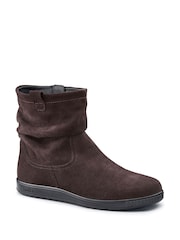 Hotter Brown Wide Fit Sprite Zip Boots - Image 2 of 4