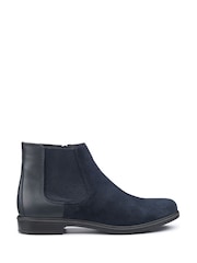 Hotter Blue Wide Fit Tenby Zip Fastening Boots - Image 1 of 4