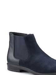 Hotter Blue Wide Fit Tenby Zip Fastening Boots - Image 2 of 4