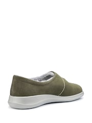 Hotter Green Regular Fit Wrap Touch Fastening Slippers - Image 2 of 4