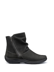Hotter Grey Wide Fit Whisper Zip Boots - Image 1 of 4
