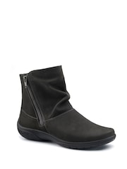 Hotter Grey Wide Fit Whisper Zip Boots - Image 2 of 4