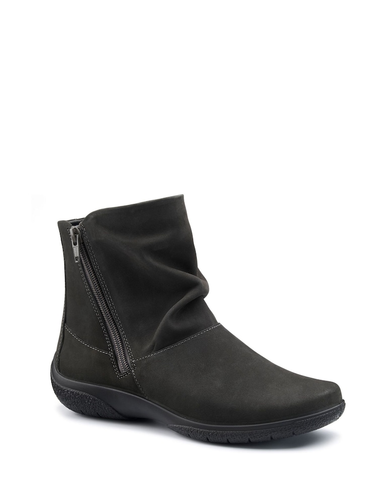 Hotter Grey Wide Fit Whisper Zip Boots - Image 2 of 4