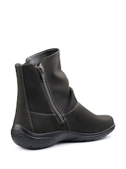 Hotter Grey Wide Fit Whisper Zip Boots - Image 3 of 4