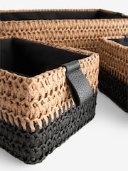 Set of 3 Natural Bronx Baskets - Image 3 of 3