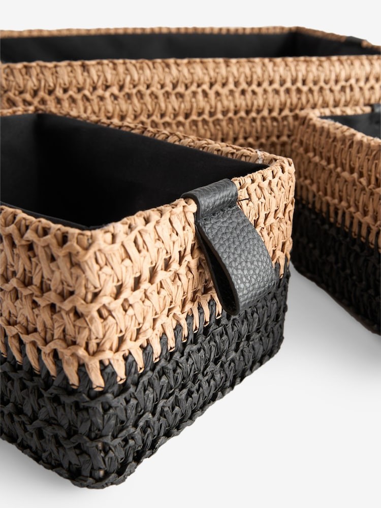 Set of 3 Natural Bronx Baskets - Image 3 of 3