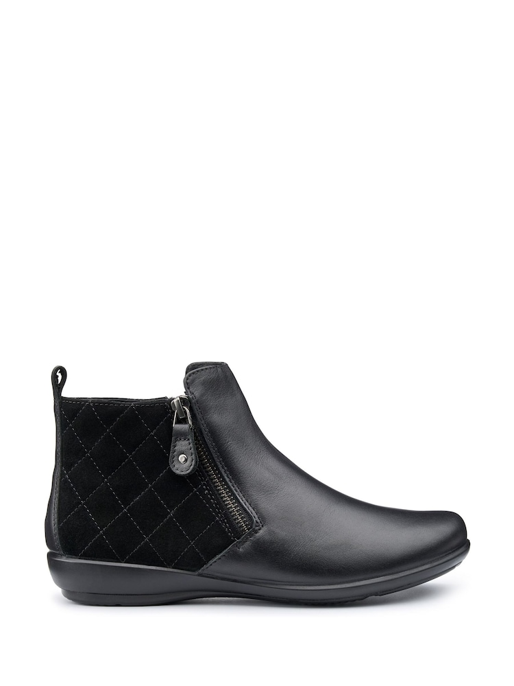 Hotter Black Winchester Zip Regular Fit Boots - Image 1 of 4