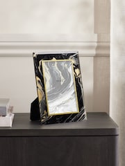 Black white Marble Glass Photo Frame - Image 2 of 5