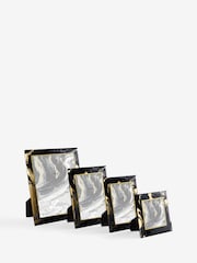 Black white Marble Glass Photo Frame - Image 4 of 5