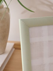 Set of 2 Green Linear Pattern Photo Frames - Image 2 of 5