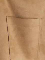 River Island Beige Suedette Mini Skirt - Image 4 of 4