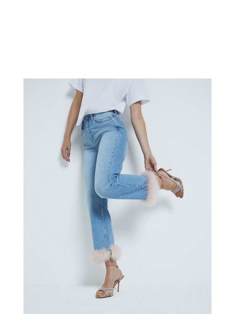 River Island Brown Embellished Perspex Sandals - Image 4 of 4