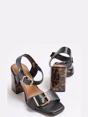 River Island сандалии на каблуке из двух частей - Image 4 of 5