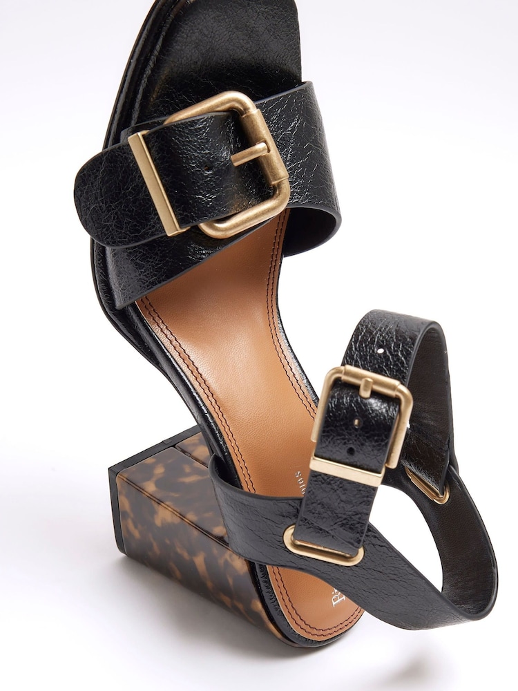 River Island сандалии на каблуке из двух частей - Image 5 of 5